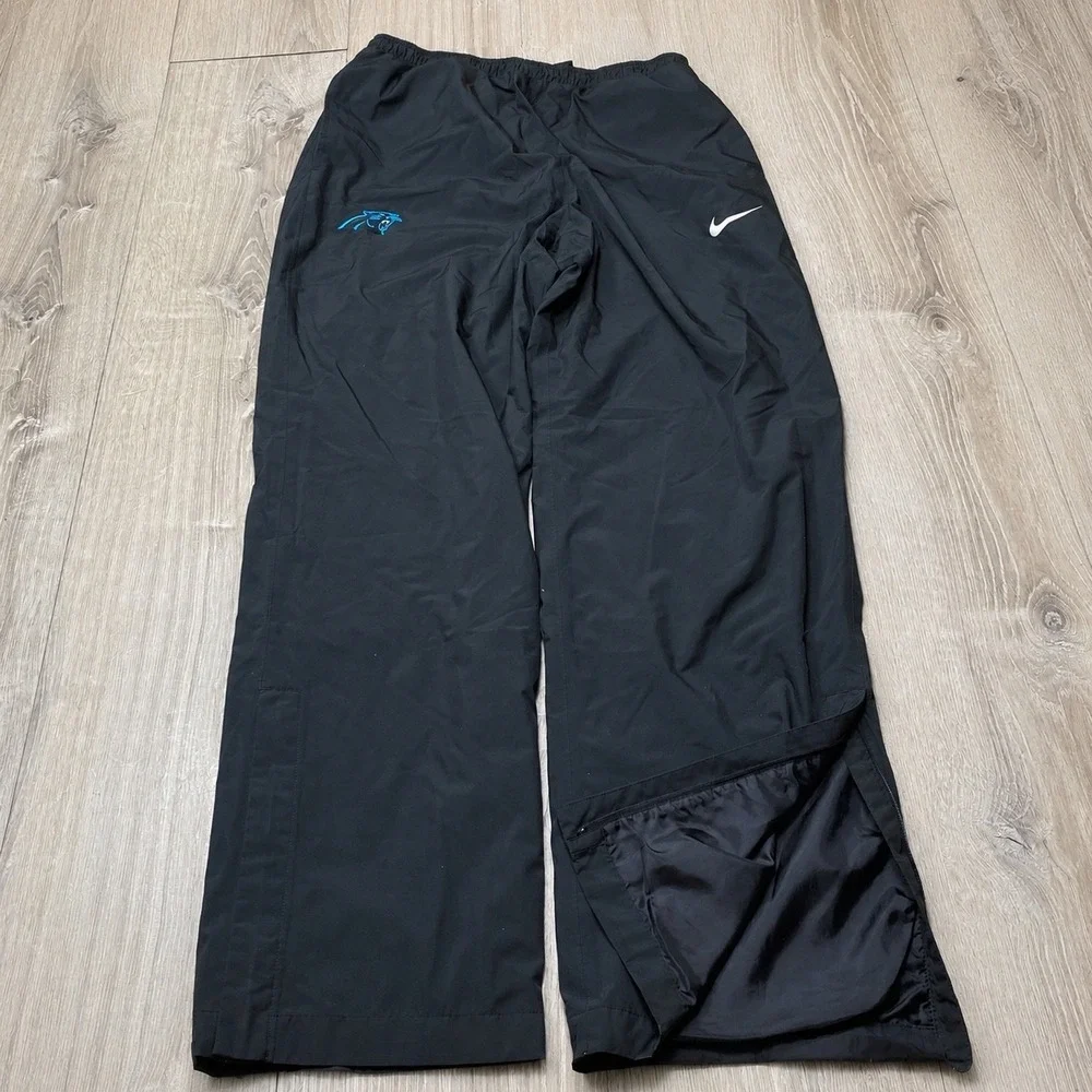 Nike Golf Rain Pants Mens XL Black Carolina Panthers Storm-Fit Athletic 726399
